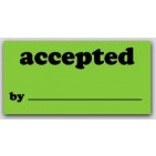 1-1/4x2-1/2" Accepted Labels 1000/rl