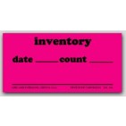 1-1/4x2-1/2" Inventory Date and Count Labels 1000/rl