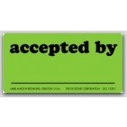 1x2" Accepted By Labels 1000/rl