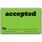 2-1/2x4" Accepted Labels 500/rl