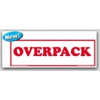 2x6" Overpack Shipping Labels 500/rl