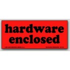 1-1/2x3-1/2" Hardware Enclosed Shipping Labels 500/rl
