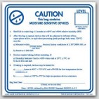 3x3" Caution Moisture Sensitive Devices Labels 500/rl