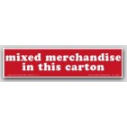 1-1/2x6" Mixed Merchandise Shipping Labels 500/rl