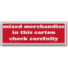 2x6" Mixed Merchandise Shipping Labels 500/rl
