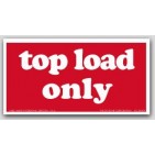 2-1/2x5" Top Load Only Shipping Labels 500/rl