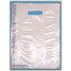 13x3x21" White HDPE Merchandise Bags *With Handles* 500/cs